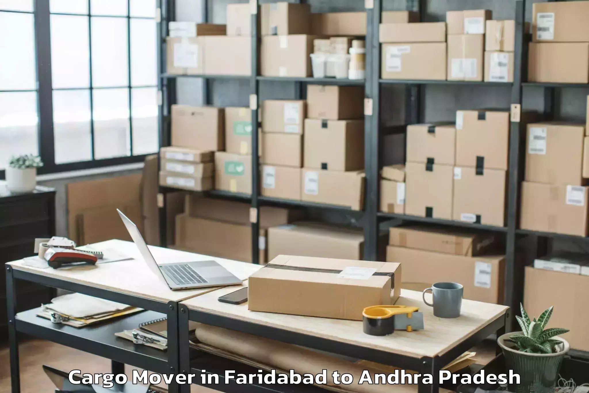 Reliable Faridabad to Chintalapudi Cargo Mover